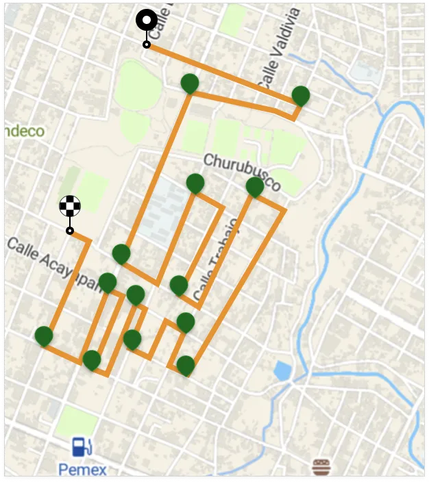 Route driver