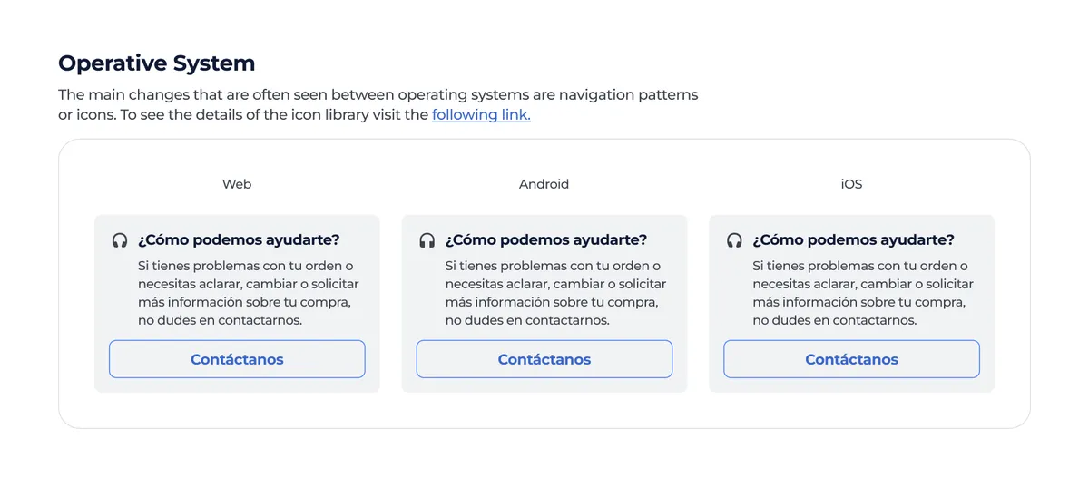 Operative System differences