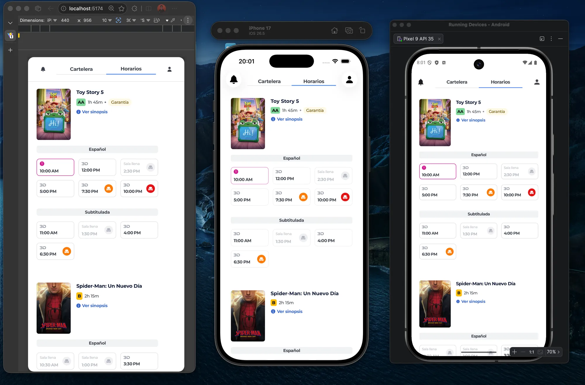 One Design System. 3 Pixel Perfect products