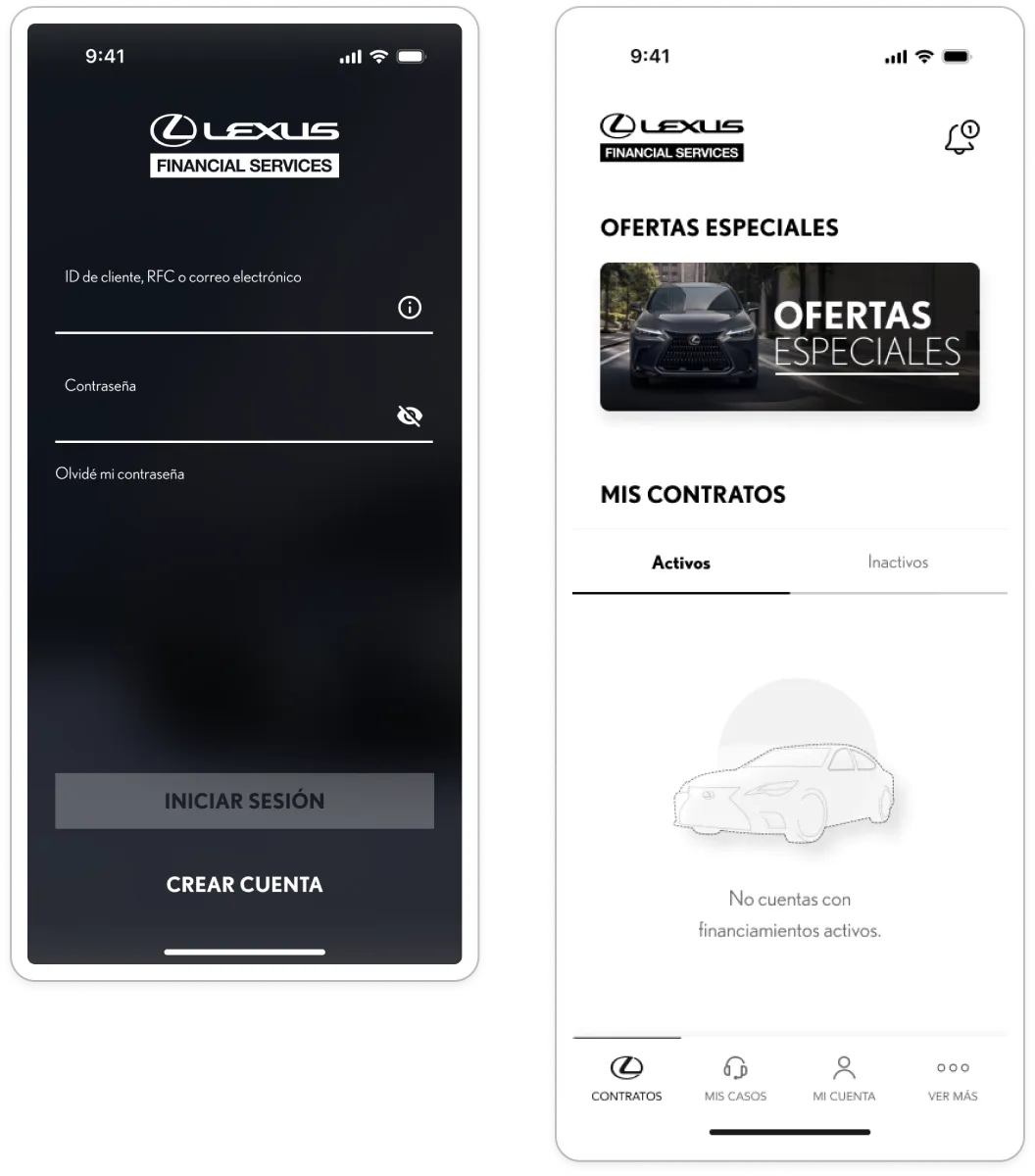 Before - Lexus UI
